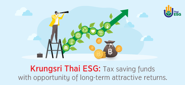 Krungsri Thai ESG Funds: Save Tax with Sustainable Return Potential
